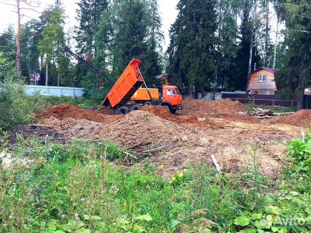 Земля для выравнивания участка.Вывоз снега. Й-5-4