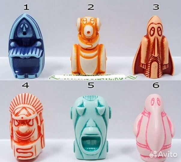 Игрушки киндер-сюрприз серия Перевертыши