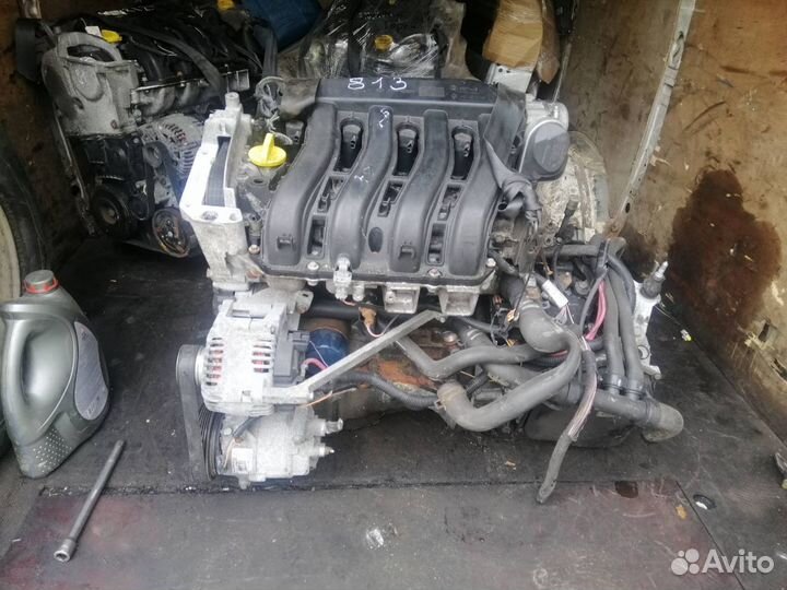 Двигатель Рено Меган 2 Сценик 2 K4M760 1.6 бензи