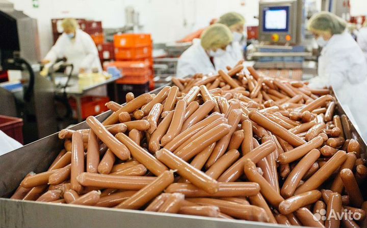 Разнорабочий в колбасный цех.Выезды на вахту