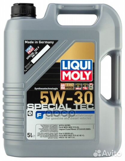 LiquiMoly 5W30 Leichtlauf Special F (5L) масло