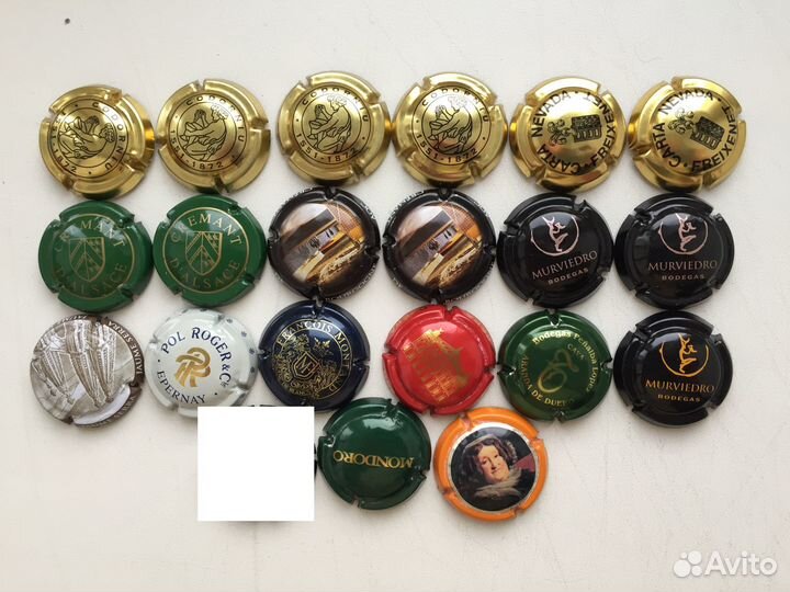 Плакетки от шампанского и игристых вин