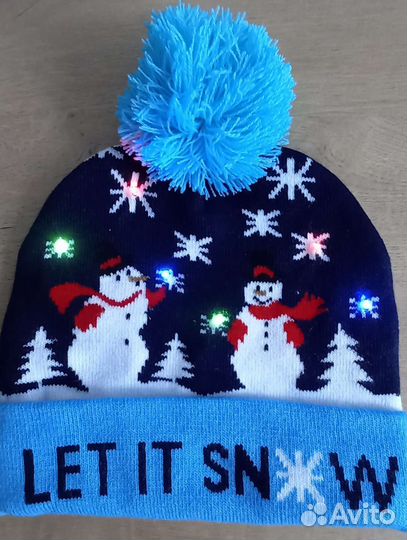 Шапка со светодиодами