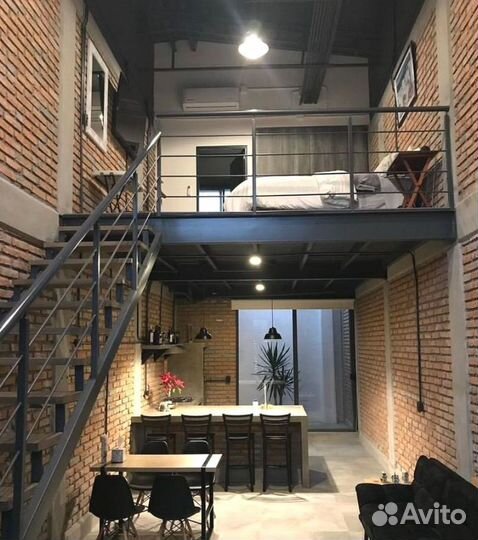 Антресольный этаж из металла