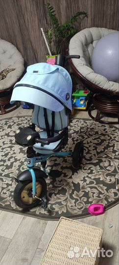 Детский велосипед с родительской ручкой