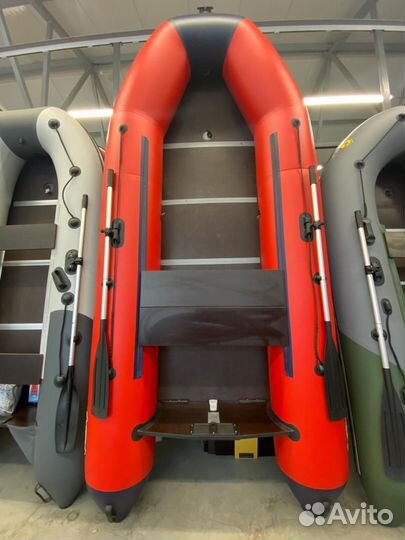 Лодка пвх Andromeda 305 красно-синяя