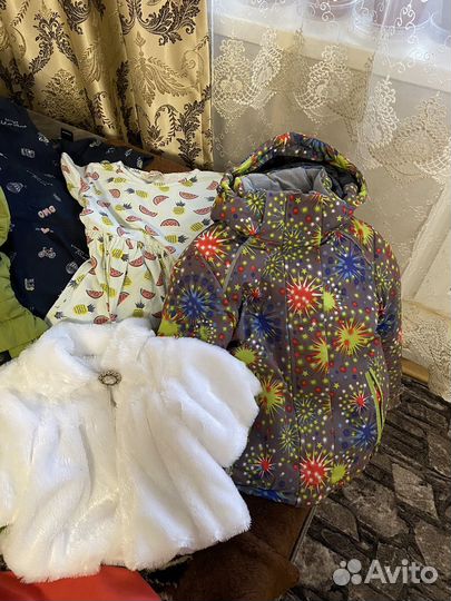 Детские вещи пакетом на девочку 110 116