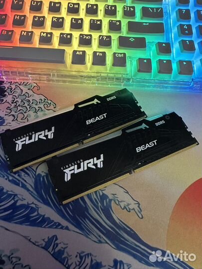 Kingston fury Beast Black RGB 32 гб