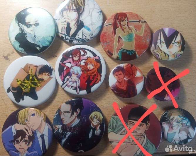 Аниме значки