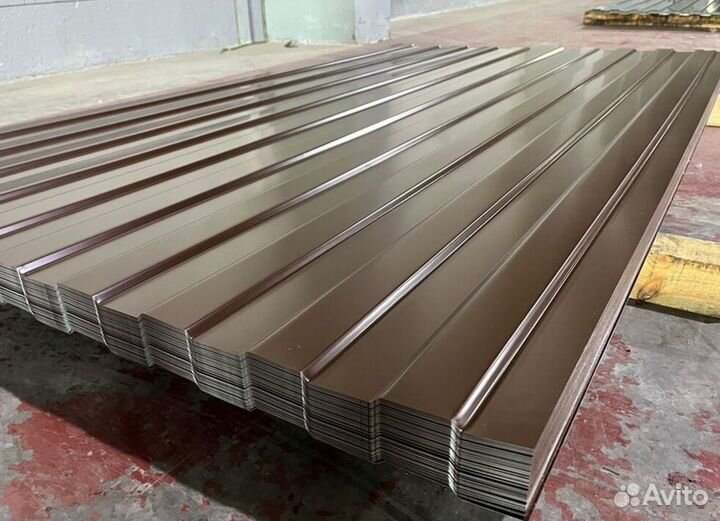 Профлист С8 шоколадный (0.5) гост пф3098