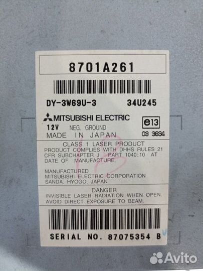 Магнитола Mitsubishi Lancer