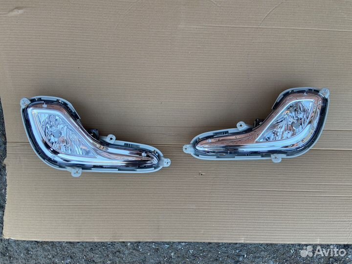 Передние птф Hyundai Solaris 1 дорестайлинг