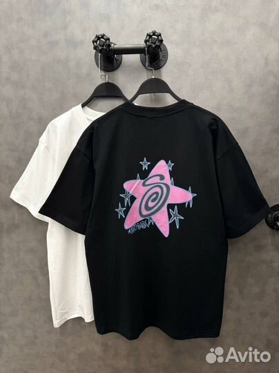 Футболка Stussy унисекс оверсайз (Новинка 2024)