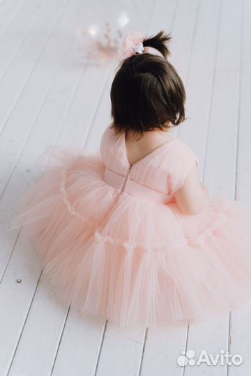 Детское нарядное платье 86 размер
