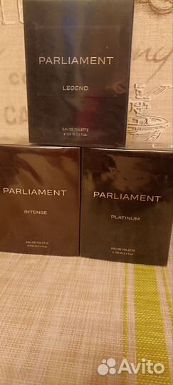 Parliament intense, legend, platinum