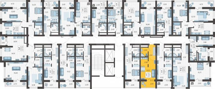 Квартира-студия, 23,1 м², 14/19 эт.