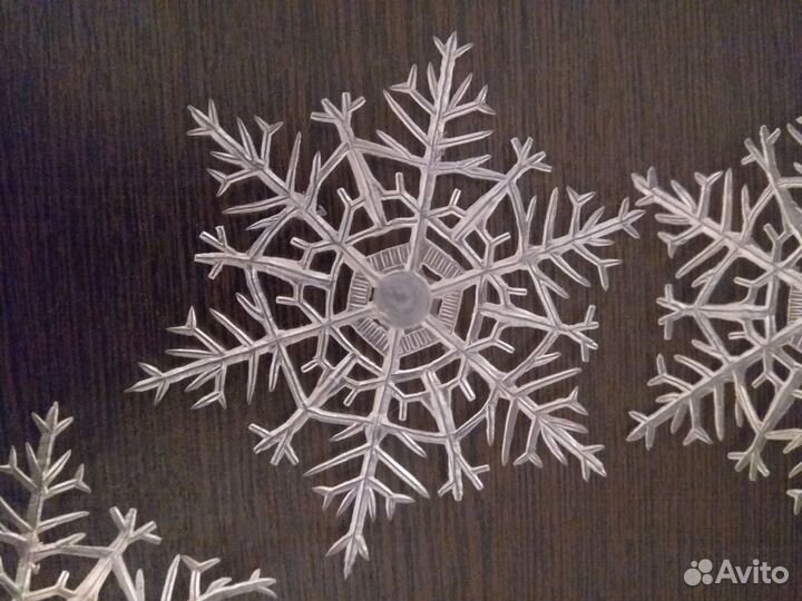 Снежинки пластиковые СССР