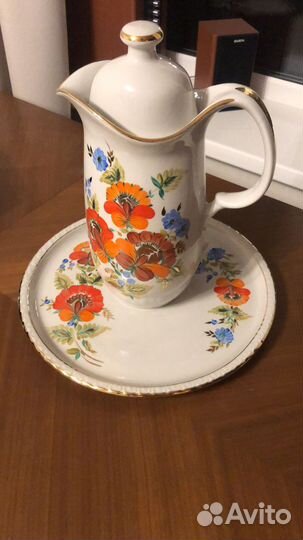 Кувшин с блюдом Барановка СССР