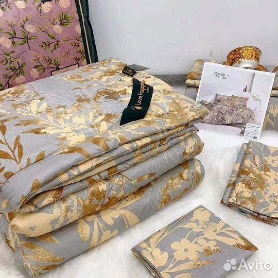 Постелье белье с одеялом