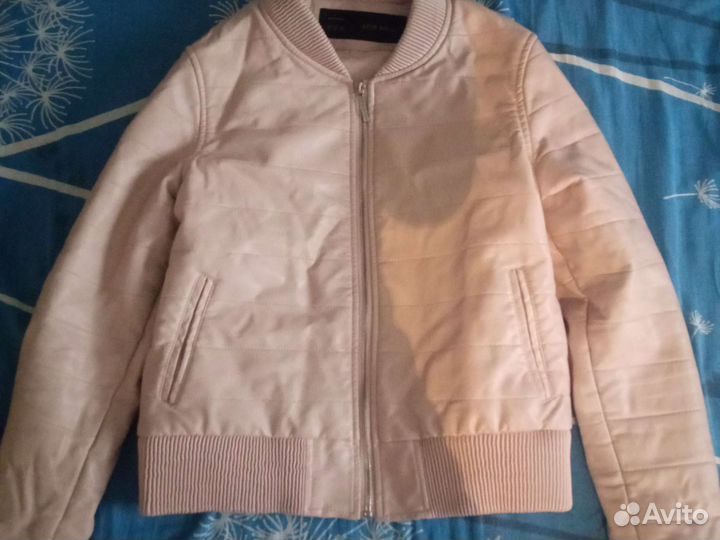 Куртка кожаная женская 46