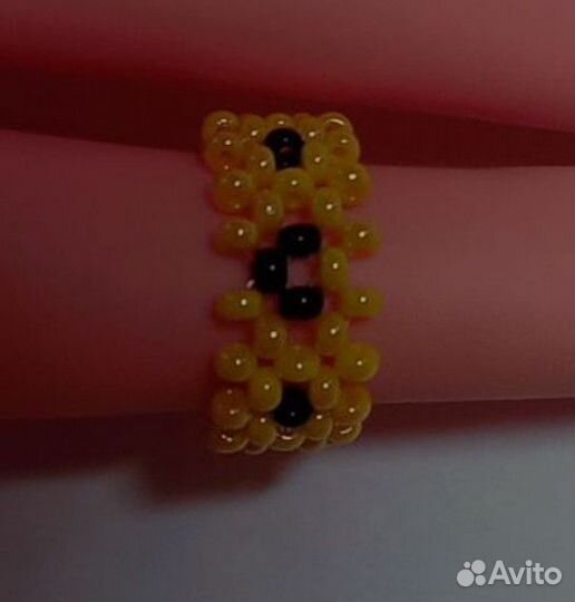 Кольцо из бисера на заказ
