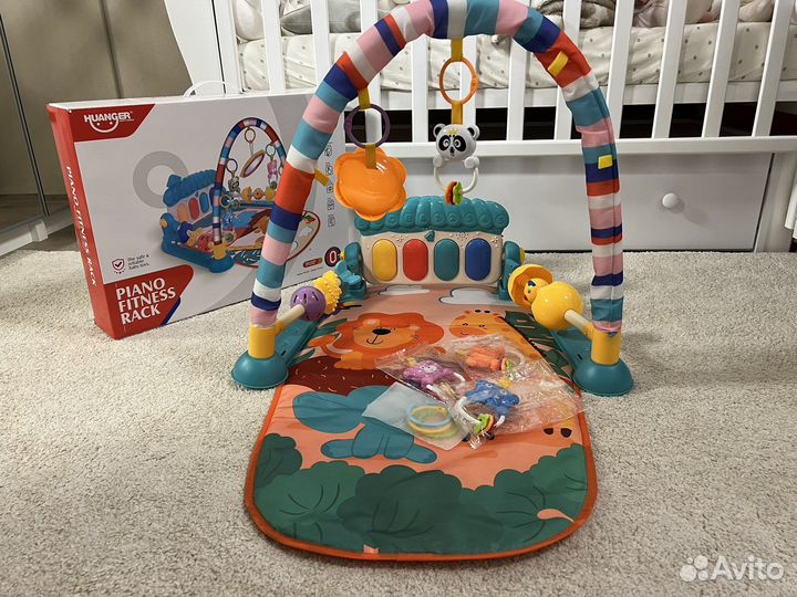 Развивающий коврик с пианино
