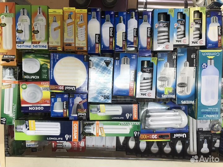 Лампы энергосберегающие разные