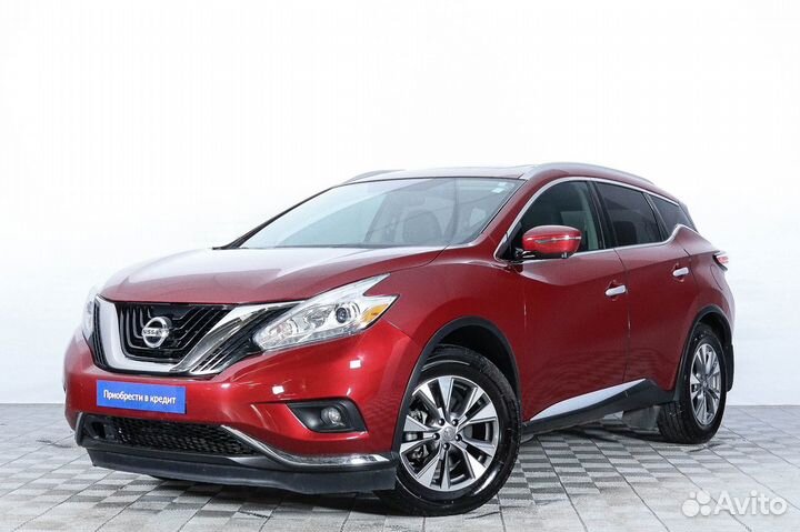 Nissan Murano 3.5 CVT, 2017, 78 000 км