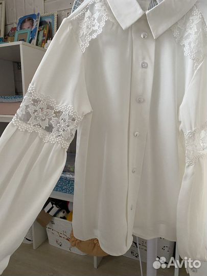 Блузка школьная 146-152