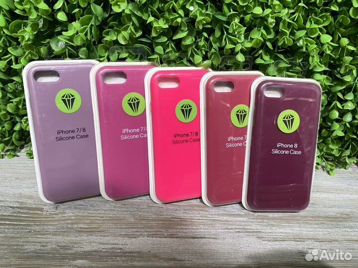 Чехол Silicone case на iPhone 7/8