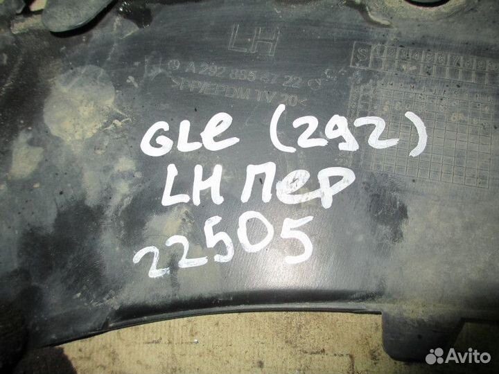 Накладка переднего бампера левая Mercedes Benz C29