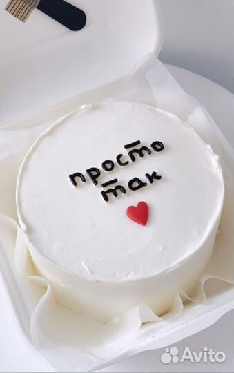 Торт бенто и кекси