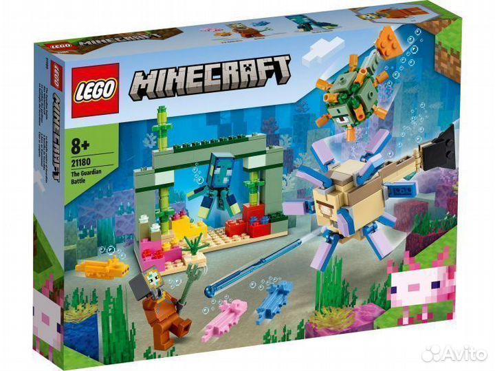 Lego Minecraft Битва со стражем 21180