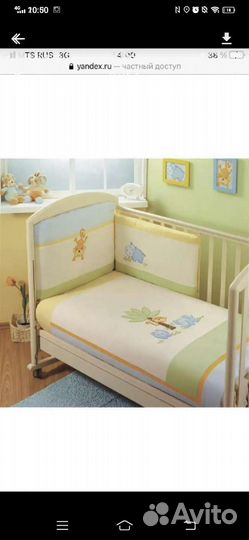 Бортики в детскую кроватку