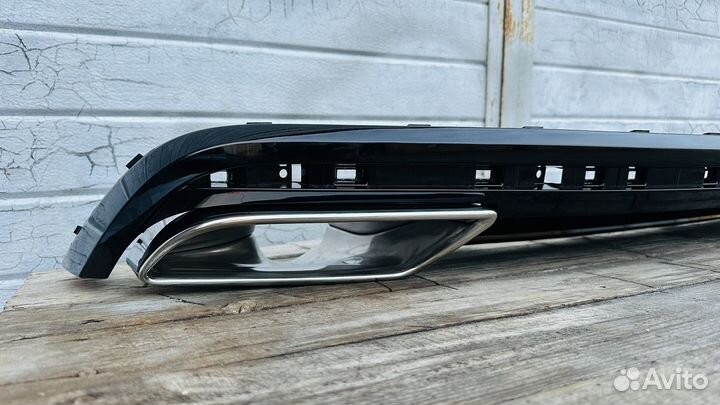 Юбка + насадки заднего бампера VRS octavia A8