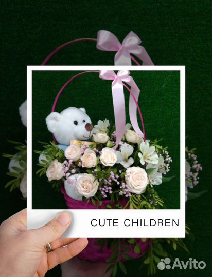 Композиции из живых цветов