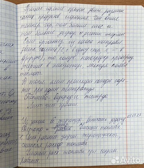 Перепишу конспекты, лекции