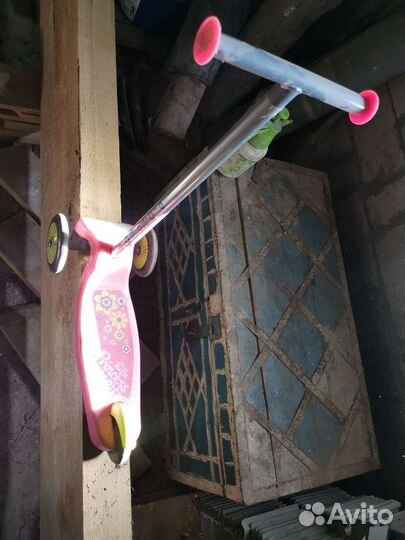 Самокат детский трехколесный бу