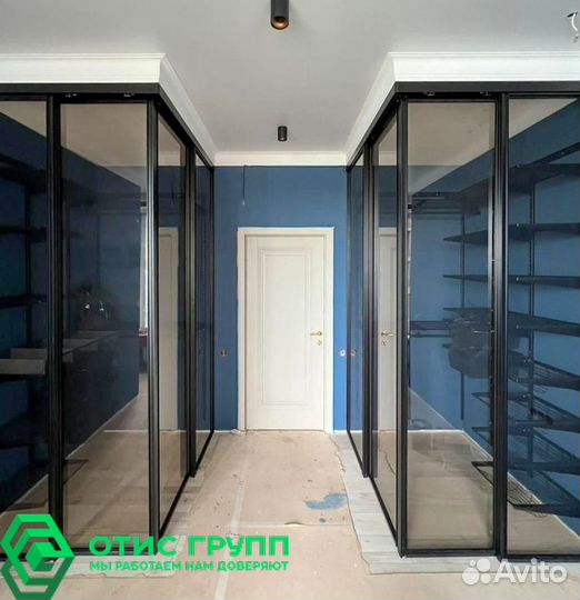 Стеклянные перегородки