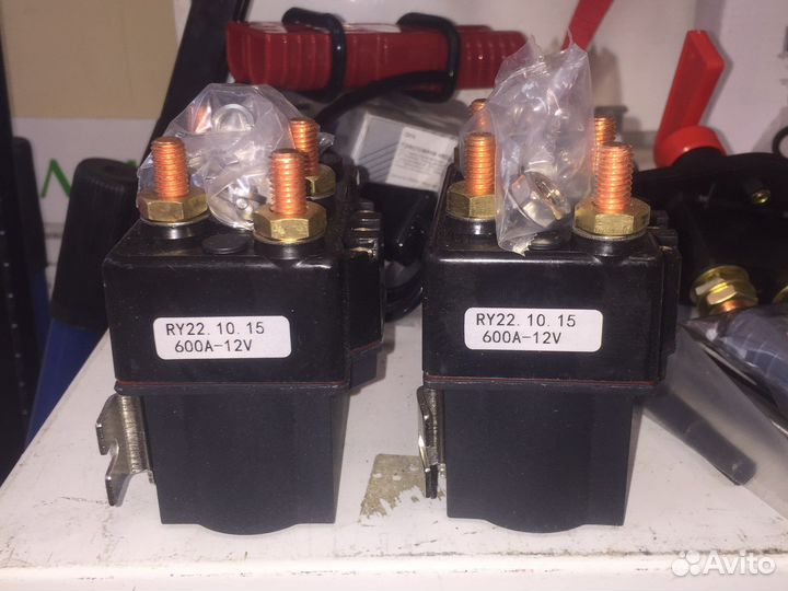 Соленоид для лебёдок усиленный 12V 500A IP68