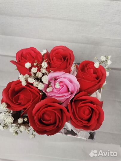 Мыльные розы букеты
