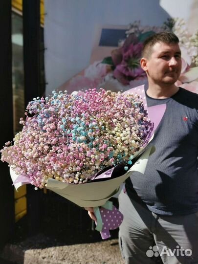 Букет из гипсофилы Гипсофила Доставка