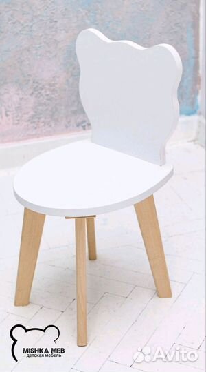 Комплект детской мебели стол и стул мишка