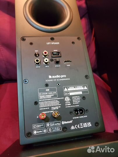 Напольная акустика Audio Pro A38 и сабвуфер SW-10