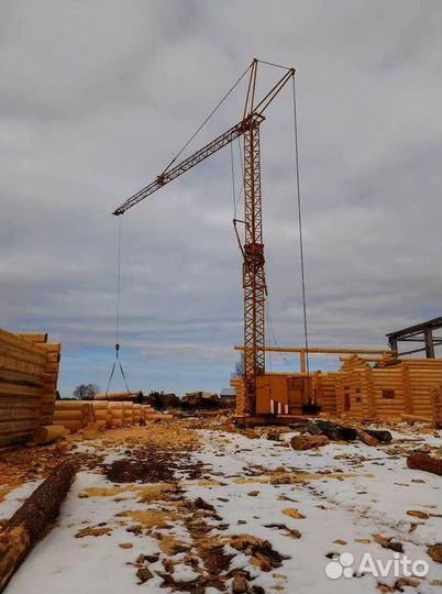 Сруб ручной рубки