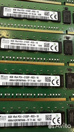 Серверная память ddr4 8gb 2133 16gb reg ecc X99