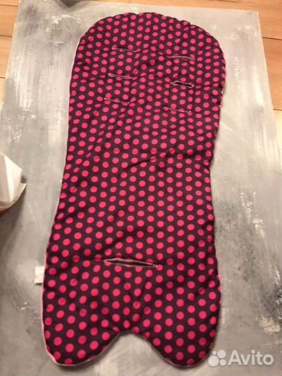 Матрасик вкладыш в коляску прогулочную