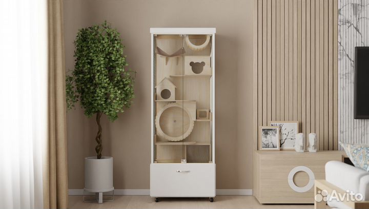 Витрина для шиншилл дегу грызунов крыс белки 12