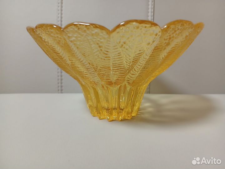 Салатники цветной хрусталь СССР