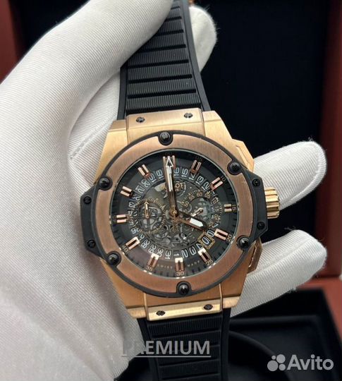 Брутальные мужские часы Hublot